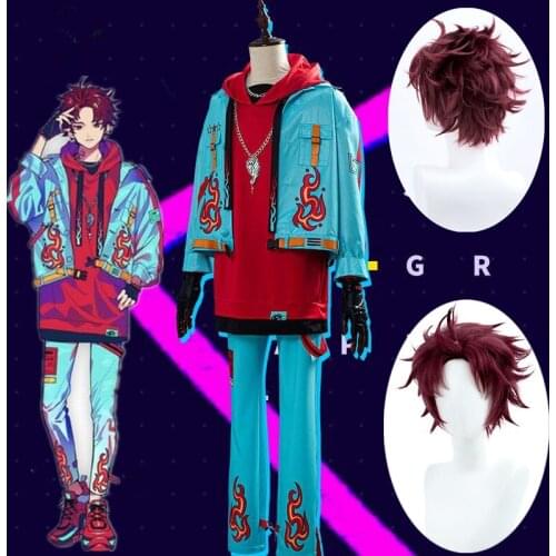 Paradox Live Cosplay Costume Bae Allen Sugasano Printed SParadox live suits cos wigs Halloween Carnival Party costumes in stock