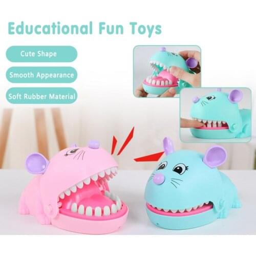 Creative Small Size Mouse Mouth Bite Finger Game Funny Parent-child Interactive Tooth Extraction Toy Hot Sale For Kids