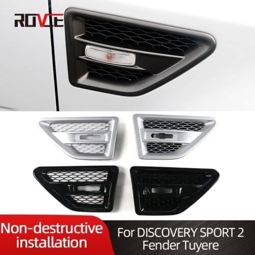 ROVCE Side Vent Cover For Land Rover Freelander 2 L359 LR001660 LR006158 LR039773 LR039770 Air Flow Vent Fender Fender Tuyere