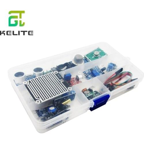 HOT! 16pcs/lot Raspberry Pi 3&Raspberry Pi 2 Model B the sensor module package 16 kinds of sensor +1