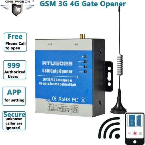 GSM Gate Opener Swing Sliding Garage Door Open Remote Controller for gates Support GPRS Communicate RTU5025