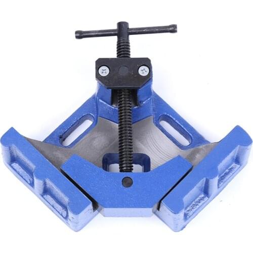 90 Degree Welding Fixture Right Angle Welded Heavy Duty Welding Fixture Corner Clamp Pliers Jaw Corner Clamp Handle Tool 4 inch