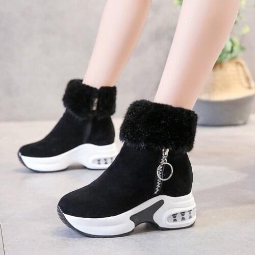 QRLQHY Women's Wedge Ankle Boots