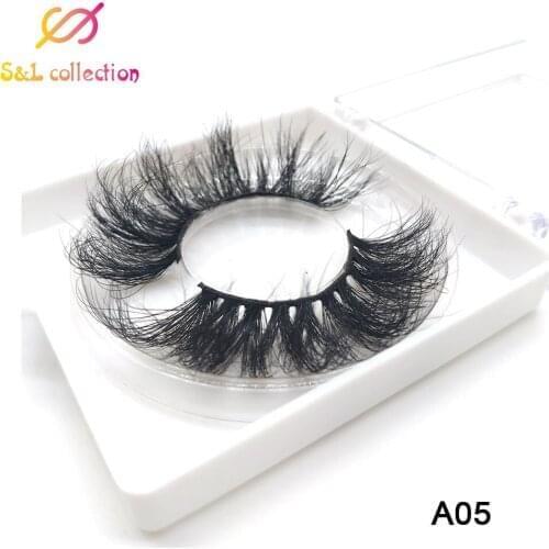 5D Fully curl effect eyelashes 25mm lashes make up mink lashes Full Strip 25 mm mink eyelashes fake eyelashes Reusable