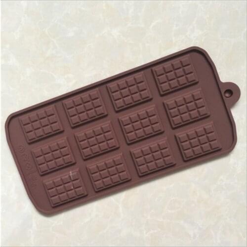 Silicone Mini Chocolate Block Bar Mould Mold Ice Tray Cake Decorating Tool