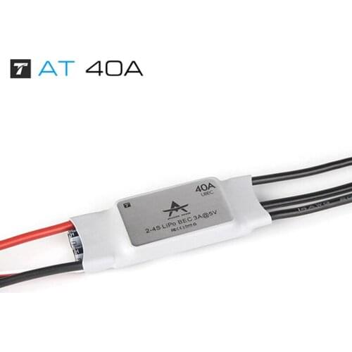 T-MOTOR AT series ESC AT 40A speed controller 2-4s 5V/5A Fixed-wing ESC support BEC output For RC fixed-wing airplane RC Model