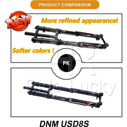 Downhill Forks and DNM RCP2S 220MM 850LBS Rear Shock DNM USD-8 Dual Disc Brake Suspension Electric Bicycle
