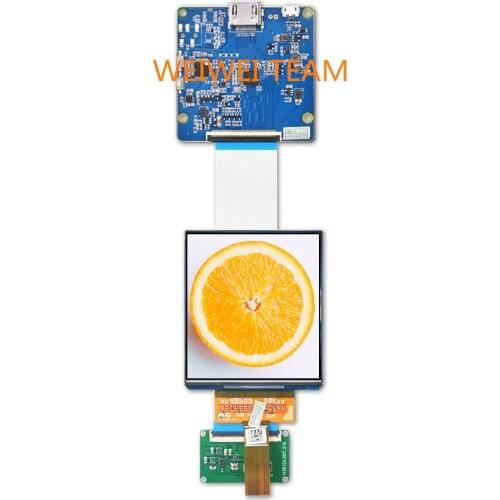 Wisecoco 3.8 inch OLED Display High Brightness 360 Nits 1080x1200 AMOLED Panel MIPI Drive Board for HMD VR AR Screen