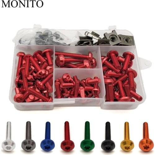 2019 For Moto Guzzi BREVA 750 1100 GRISO MGX21 GT8V NORGE 1200 Universal Motorcycle Custom Fairing Body Bolt Screw Spring Bolts