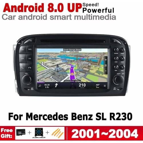 Car Multimedia player Android 8.0 up For Mercedes Benz SL R230 2001~2004 NTG GPS Autoradio Stereo System Navigation Map wifi