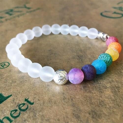 Natural Stone Beads Healing Balance Elephant Charm Bracelets Yoga Prayer Bead Bracelet For Men Women