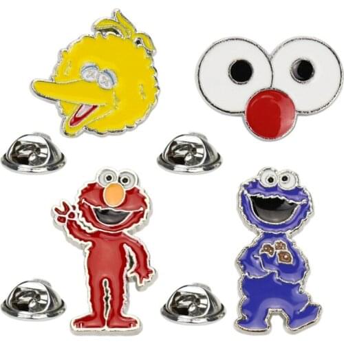 Exquisite Tide Brand Joint Small Color Metal Molded Alloy Oil Drop Enamel Brooch Cartoon Animal Brooch Jewelry