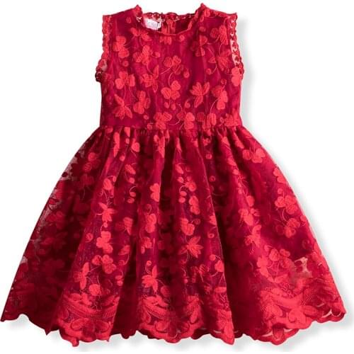 Children Dresses for Girls Baby Clothes Princess Party Lace Dress for Kids Girl Print Vestido Birthday Clothing for 3 5 6 8 Yrs