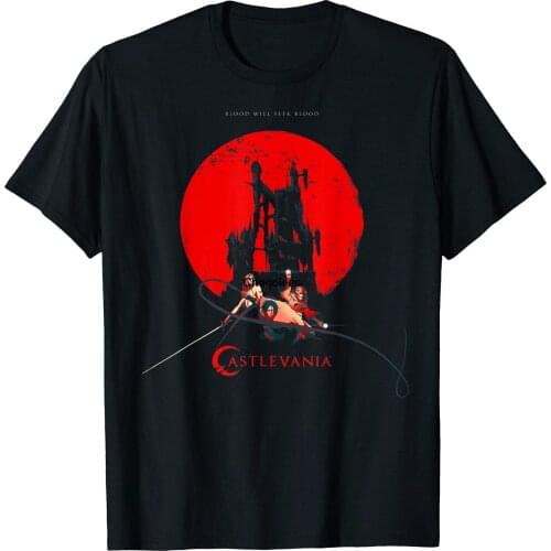 Netflix Castlevania Heroes Red Moon T-Shirt