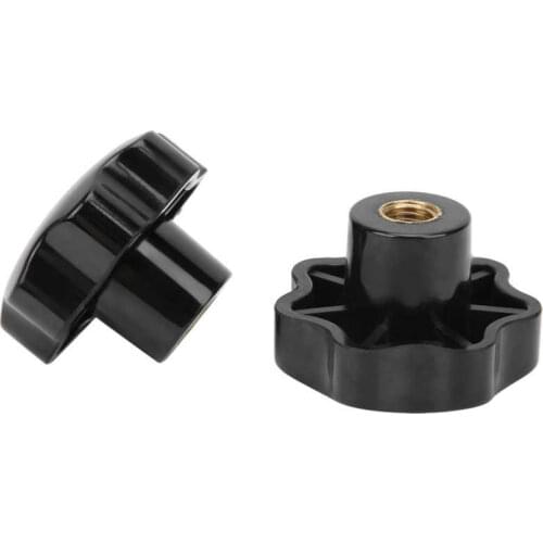 Star Head Clamping Knob Insulation Thread Clamping Knob Plastic Handle with High Performance for Machining Center