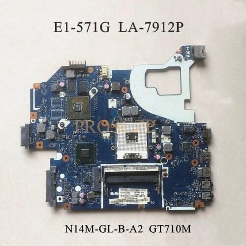 For ACER V3-571 V3-571G E1-571 E1-571G Laptop motherboard GT710M 2G with LA-7912P NBM6B11001 100% full tested