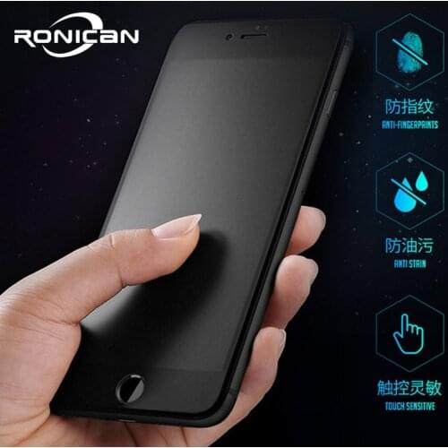 9H 2.5D Matte Frosted Full Cover Tempered Glass Screen Protector for iPhone X XS MAX XR 10 8 7 6s 6 Plus 7Plus Anti fingerprints