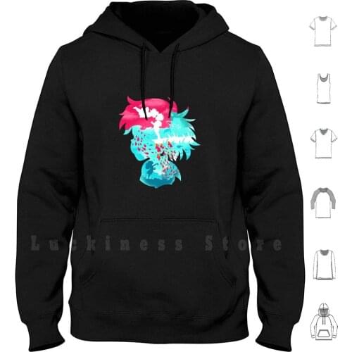 My Friend In The Sea hoodies long sleeve Ponyo Ham Ghibli Hayao Miyazaki Cliff By The Sea Sea Ocean Water Blue Pink