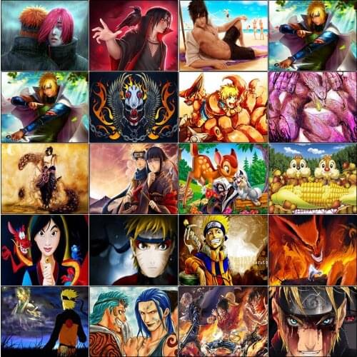 Cross stitch cuadros full square embroidery 5d diamond painting kit Animal cat hedgehog tiger wolf bear deer cow complet anime