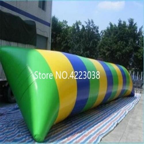Free Shipping 0.9mm PVC 5*2m Inflatable Water Blob Inflatable Jumping Pillow Blob Jump,Water Catapult Blob For Sale
