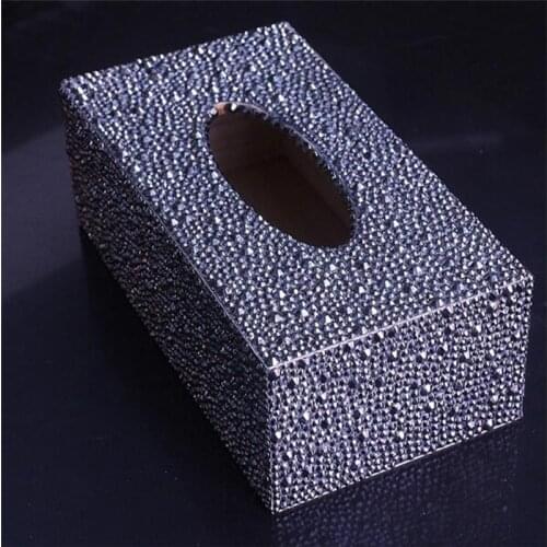 New Diamond painting tissue box Three-dimensional handmade art cosmetic tissue dispenser children DIY puzzle cartoon home decor