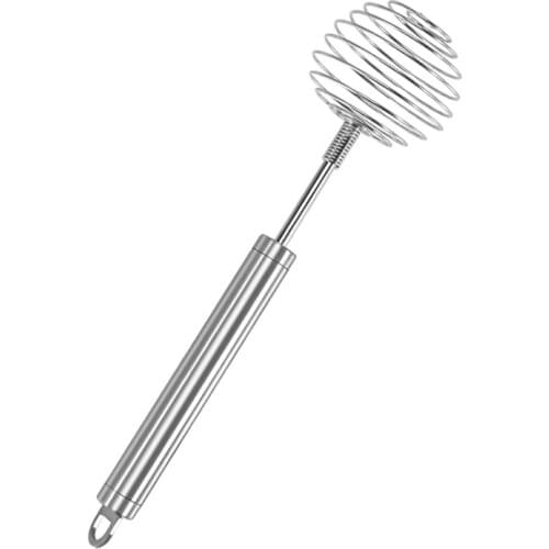 Stainless Steel Ball Spring Whisk Hand-held Butter Egg Mixer Avocado Potato Masher Manual Egg Beater Mixers Kitchen Baking Tools