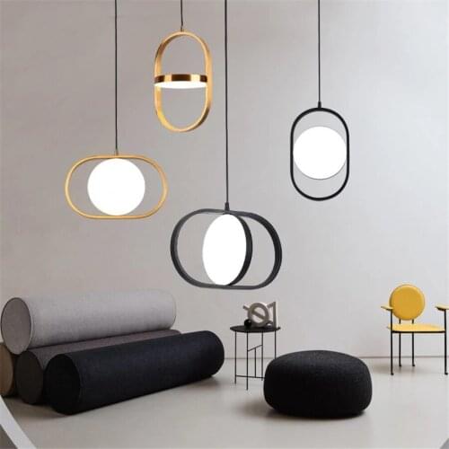 Thrisdar Modern Adjustable Metal Pendant Light Nordic Pendant Bedroom Bedside Pendant Lamp Restaurant Bar Cafe Hanging Light