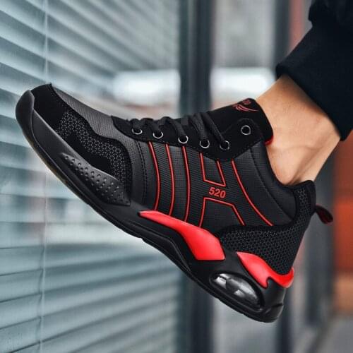 Comfortable Breathable Lightweight Men Casual Shoes Walking Shoes Sneakers Rubber Sports Casual Lace-up Shoes