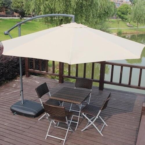 Outdoor UV proof Sunshade Umbrella Folding Beach Umbrella Waterproof Booth Umbrella Sun Shelter advertising tent 3.0 metre Round