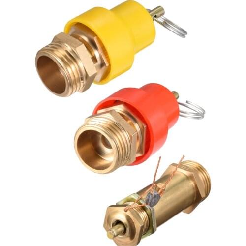 Uxcell 1Pcs Air Compressor Fittings Pressure Relief Valve a Safeguard to Protect the Compressor From Back Pressure etc