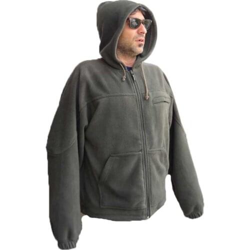 Knitted sweatshirt fleece sweater mens sports camping hiking winter snow cap