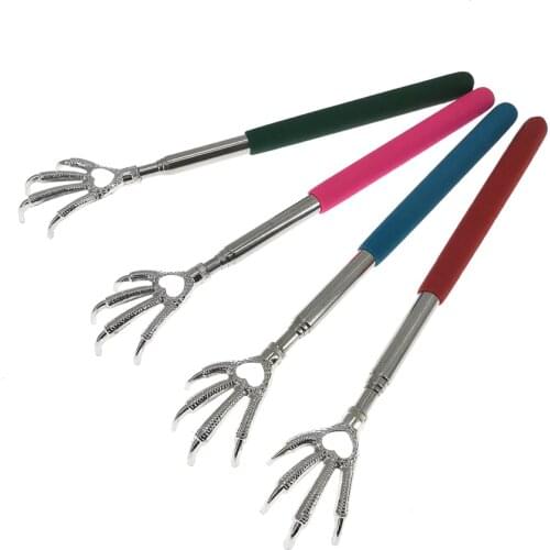 1/3/5pcs Portable Convenient Claw Telescopic Back Scratcher Itch Scratch Massage Tool Adjustable Size 22-59CM Random Color