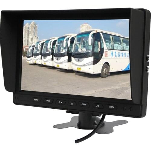 2 Channel 10.1 Inch 1024*600 TFT LCD Color Resistive Display Reverse View VGA Car Video 9V~45V HD Monitor For Universal Voiture