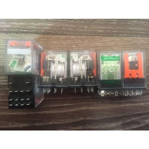 AIKS Relays ARN2F-4CL DC24V 5A Replacement for HH54P RXM4AB2BD JZX-22F DC12V