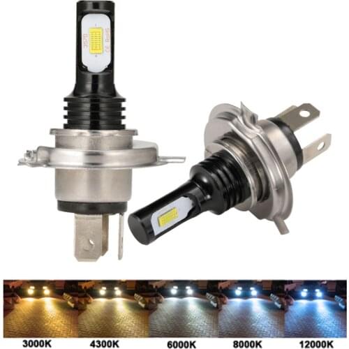 2Pcs Car Headlight H1 H3 H7 H8 H9 H11 9005 HB3 9006 HB4 LED Anti Fog Lamp Car Driving Light Auto Front Bulb 3000K 6000K