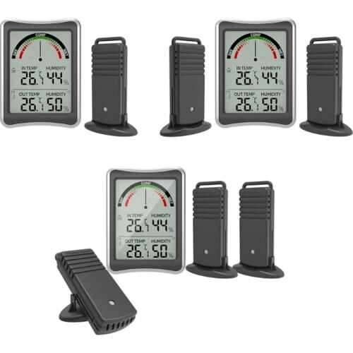 Wireless Weather Station Indoor Outdoor Thermometer Hygrometer Forecast Sensor