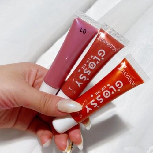 10 Colors Shining Liquid Lip Gloss Lip Plumping Hydrating Moisturizing Natural Long Lasting Waterproof Makeup Lip Gloss TSLM1