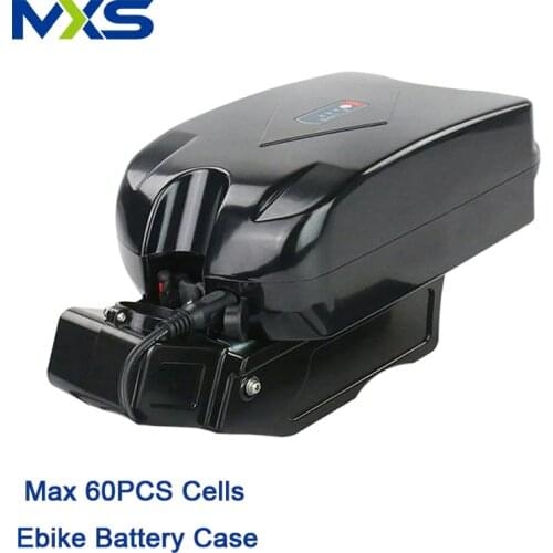 36V 48V electric bike battery case down tube empty battery box ebike frame battery pack case 60pcs 18650 Cells boxes