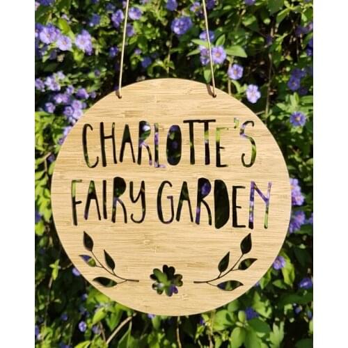 Custom Wooden Fairy Garden flower Name door wall decor bedroom sign,nursery decoration,birthday gift,baby shower decor
