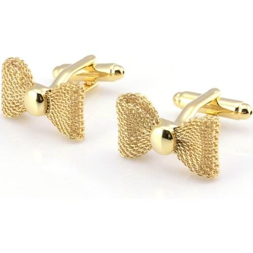 French Cufflinks Fashion Business Banquet Wedding Men Womens Shirts Cuffs Accessories Bow-Knot Shape Cuff Links