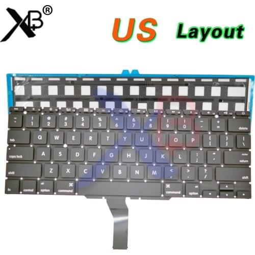 US keyboard/Backlight Backlit+100pcs keyboard screws For MacBook Air 11.6" A1370 A1465 2010-2017 Years