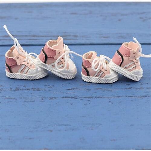 Fortune Days DBS Two sizes of pink sneakers suitable blyth ICY doll joint OB11 body girl gift