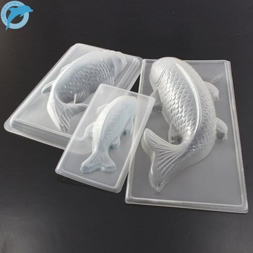LINSBAYWU Carp Cyprinoid Fish 3D Cake Chocolate Mould Jelly Sugarcraft Mold Tool Baking Tools