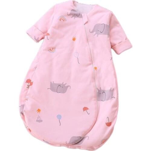 2020 Autumn and Winter New Baby round Sleeping Bag Factory Direct Sales Baby Boy Baby Girl Zipper Leggings Sleeping Bag Wholesal