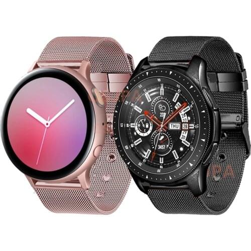 22mm 20mm Watch Band Strap for Samsung Galaxy Watch Active 2 Band for Samsung Gear S3 Strap for Samsung Galaxy Watch 42mm 46mm