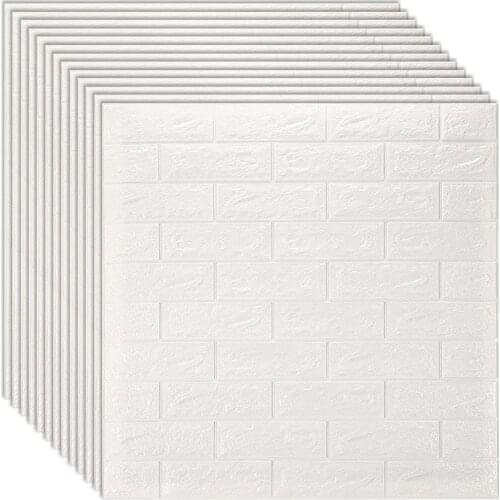 3D Wall Stickers Imitation Brick Bedroom Decor Waterproof Self-adhesive Wallpaper For Living Room Kitchen TV Backdrop Decor70*77