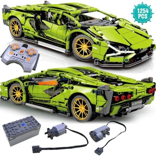 KEYAMI Car Building Blocks Super car model Educational toy building blocks Famous Racing Car Series Building Blocks Model