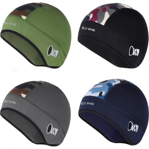 Bicycle Caps Winter Warm Fleece Hats Thermal Bicycle Camouflage Cap Riding Hats Warm Windproof Sports Hat Bike Accessories