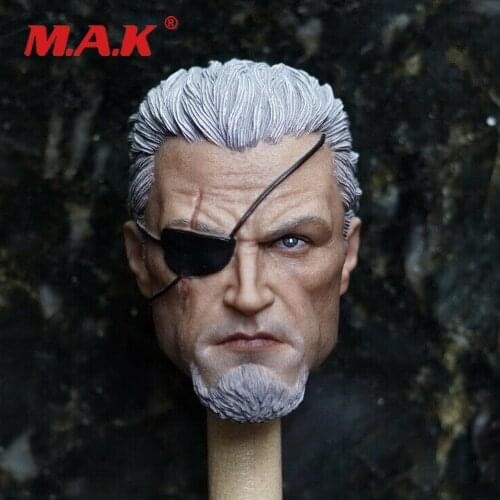 1/6 Male Head Sculpt Carving Slade Joseph for 12" Inch Figure Dollls Toy One Eye