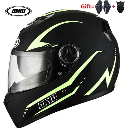 2 gifts binocular motorcycle helmet dual lens motorcycle helmet integrated bicycle adult helmet